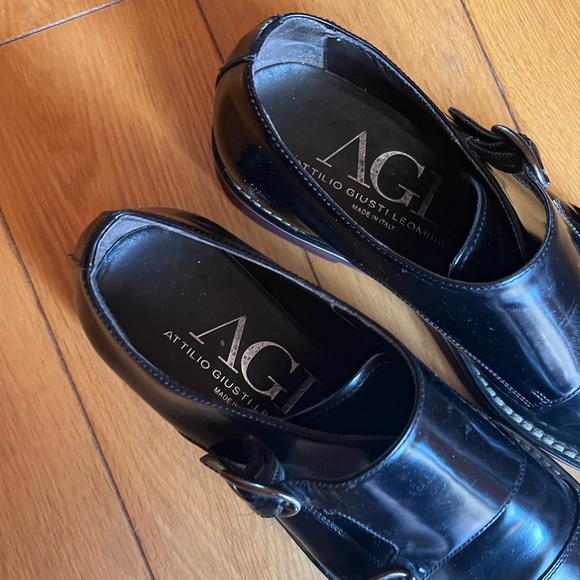 Atilio Giusti Leombruni Women's Leather Loafers - Picture 3 of 6